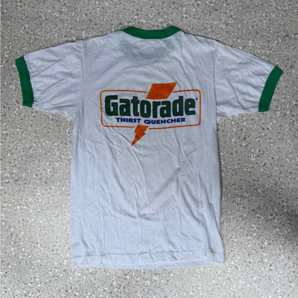 VTG Gatorade Ringer Cotton T-Shirt Small Vintage Rare